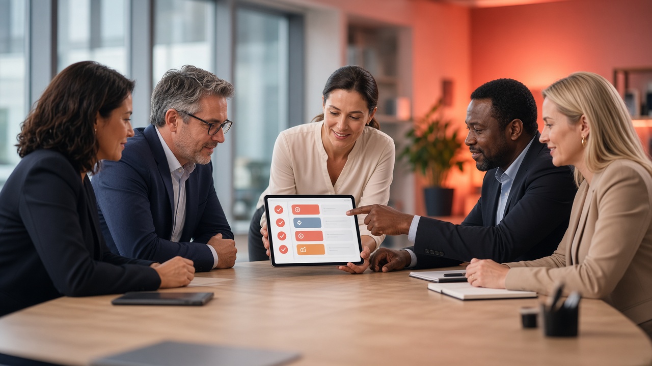 Leadership locking decisions after a meeting